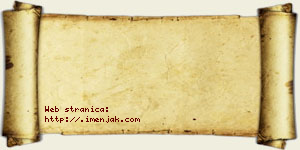 Andjelina Milojević vizit kartica